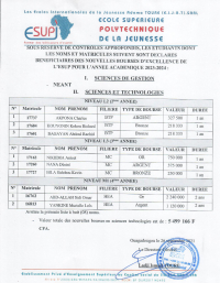 BOURSES D'EXCELLENCE ESUP 2023