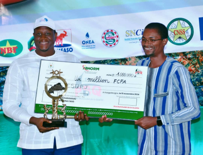 Prix Burkinab&egrave; de la Qualit&eacute; 2024 : Cat&eacute;gorie Ma&icirc;trise de la Qualit&eacute;.