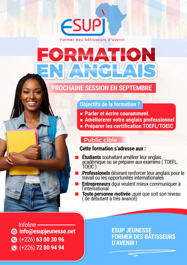 Parlez anglais d&egrave;s janvier !