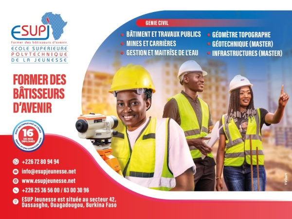 NOS FILIERES EN GENIE CIVIL