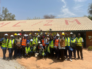 Sortie p&eacute;dagogique des &eacute;tudiants du club de genie civil de l'ESUP-J &agrave; ZI Materiaux