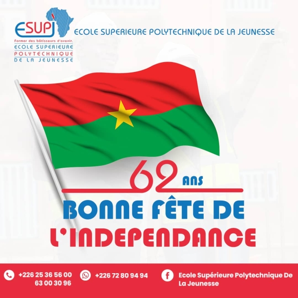 Bonne f&ecirc;te de l'Ind&eacute;pendance du Burkina Faso